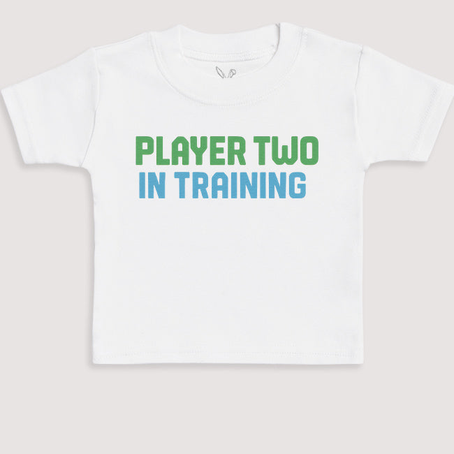 Player Two In Training - Baby Gift Set - Baby Bodysuit Gift Set