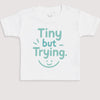 Tiny But Trying - Baby Gift Set - Baby Bodysuit Gift Set