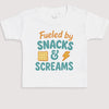 Fueled by Snacks and Screams - Baby Gift Set - Baby Bodysuit Gift Set
