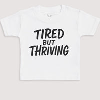 Tired But Thriving - Baby Gift Set - Baby Bodysuit Gift Set