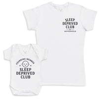 Sleep Deprived Club - Baby Gift Set - Baby Bodysuit Gift Set