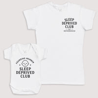 Sleep Deprived Club - Baby Gift Set - Baby Bodysuit Gift Set