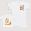 Peace Love And Milk - Baby Gift Set - Baby Bodysuit Gift Set