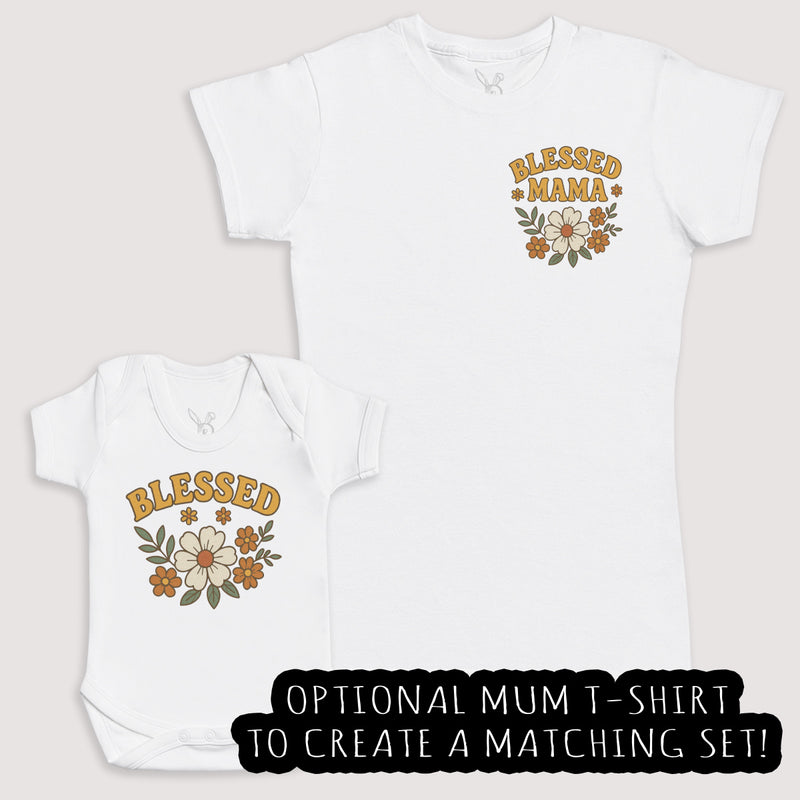 Blessed - Baby Gift Set - Baby Bodysuit Gift Set