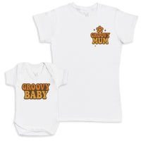 Groovy Baby - Baby Gift Set - Baby Bodysuit Gift Set
