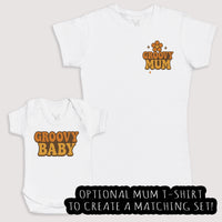 Groovy Baby - Baby Gift Set - Baby Bodysuit Gift Set
