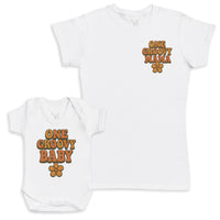 One Groovy Baby - Baby Gift Set - Baby Bodysuit Gift Set