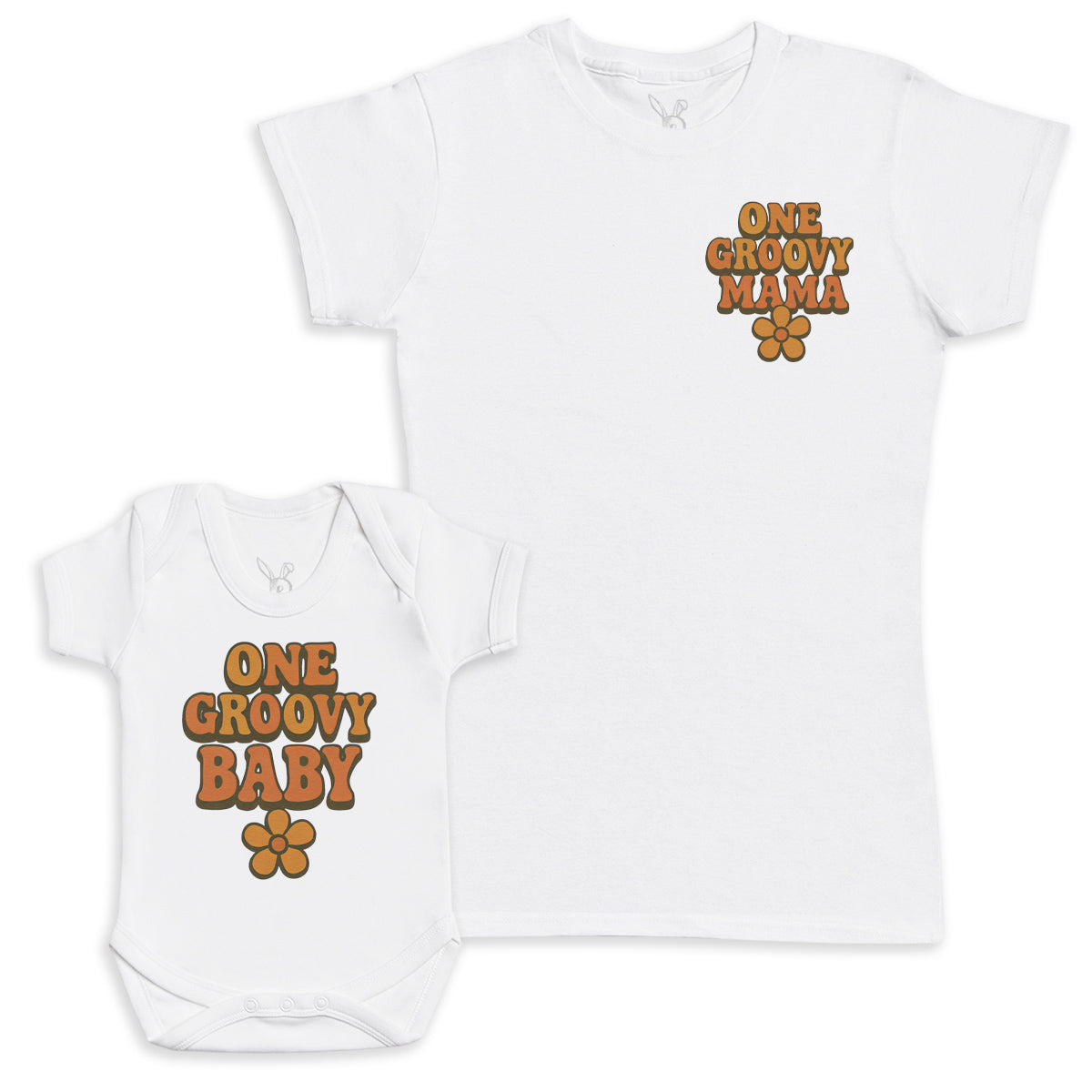 One Groovy Baby - Baby Gift Set - Baby Bodysuit Gift Set