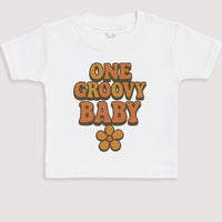 One Groovy Baby - Baby Gift Set - Baby Bodysuit Gift Set