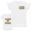 Raised By Mama - Baby Gift Set - Baby Bodysuit Gift Set