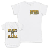 Raised By Mama - Baby Gift Set - Baby Bodysuit Gift Set