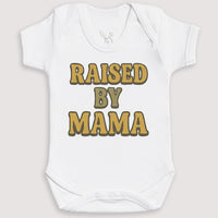 Raised By Mama - Baby Gift Set - Baby Bodysuit Gift Set