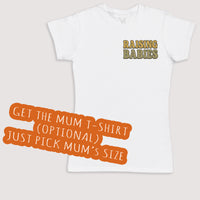 Raised By Mama - Baby Gift Set - Baby Bodysuit Gift Set