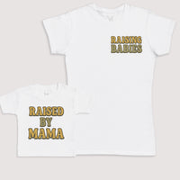 Raised By Mama - Baby Gift Set - Baby Bodysuit Gift Set