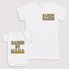 Raised By Mama - Baby Gift Set - Baby Bodysuit Gift Set