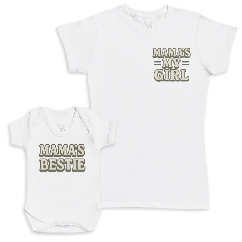 Mamas Bestie - Baby Gift Set - Baby Bodysuit Gift Set
