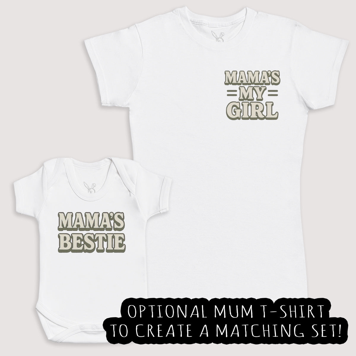 Mamas Bestie - Baby Gift Set - Baby Bodysuit Gift Set