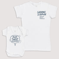 Plot Twist Incoming - Baby Gift Set - Baby Bodysuit Gift Set