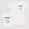 Minisaur - Baby Gift Set - Baby Bodysuit Gift Set