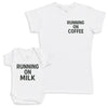 Running On Milk - Baby Gift Set - Baby Bodysuit Gift Set