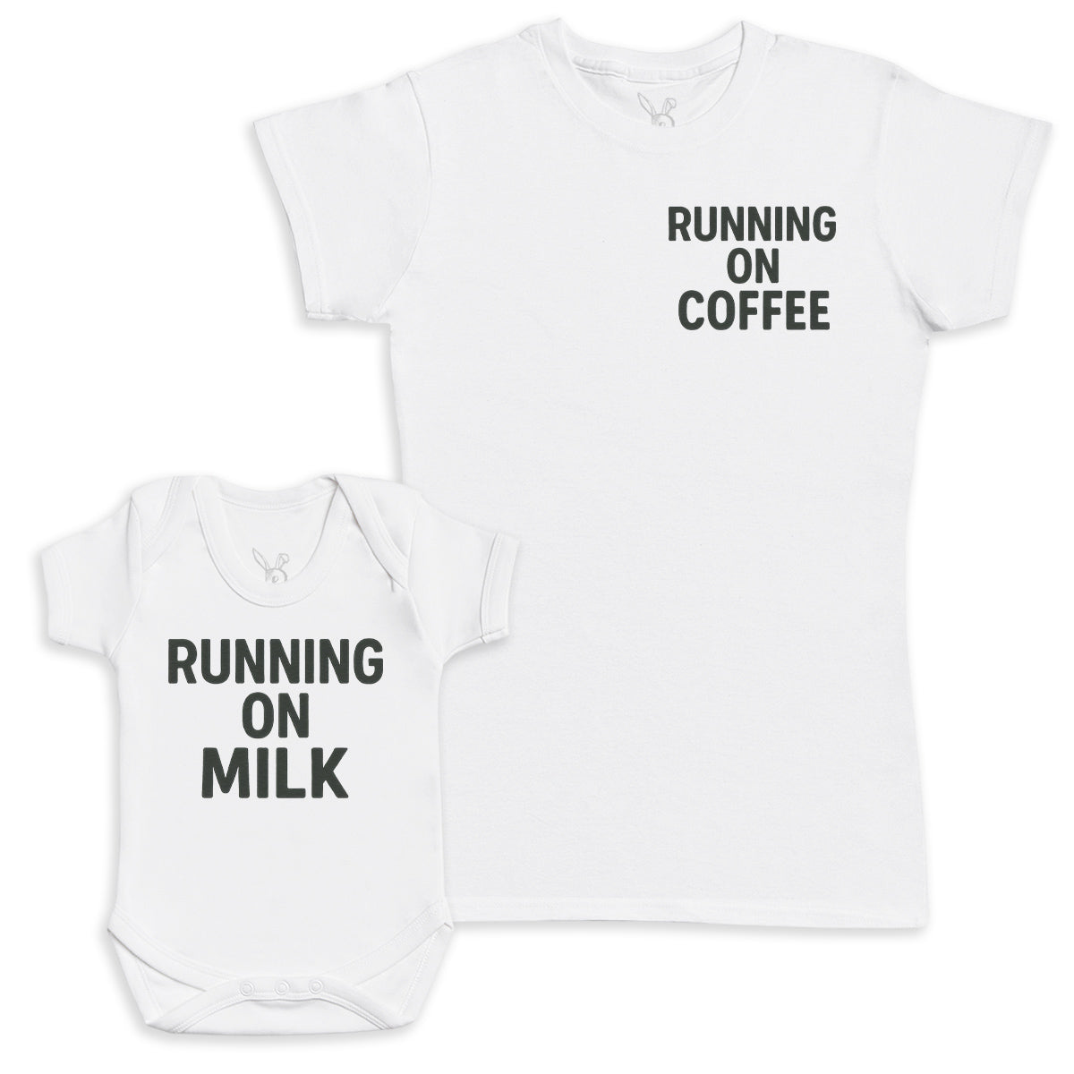 Running On Milk - Baby Gift Set - Baby Bodysuit Gift Set