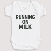 Running On Milk - Baby Gift Set - Baby Bodysuit Gift Set