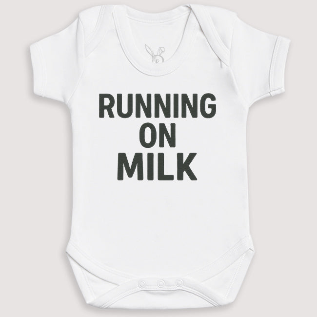 Running On Milk - Baby Gift Set - Baby Bodysuit Gift Set