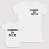 Running On Milk - Baby Gift Set - Baby Bodysuit Gift Set