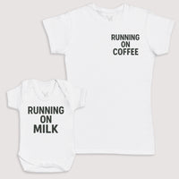Running On Milk - Baby Gift Set - Baby Bodysuit Gift Set