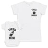 Tired Mini - Baby Gift Set - Baby Bodysuit Gift Set