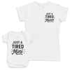 Just A Tired Mini - Baby Gift Set - Baby Bodysuit Gift Set