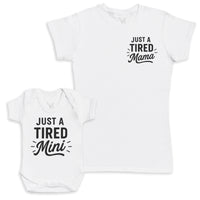 Just A Tired Mini - Baby Gift Set - Baby Bodysuit Gift Set