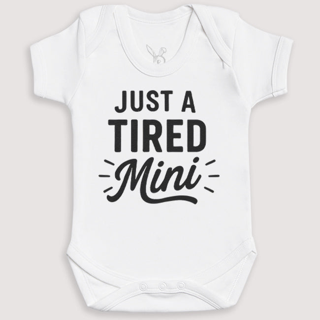 Just A Tired Mini - Baby Gift Set - Baby Bodysuit Gift Set
