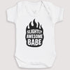 Slightly Awesome Babe - Baby Gift Set - Baby Bodysuit Gift Set