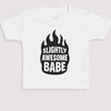 Slightly Awesome Babe - Baby Gift Set - Baby Bodysuit Gift Set