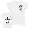I Agree - Baby Gift Set - Baby Bodysuit Gift Set