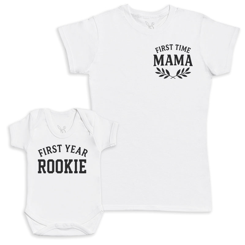 First Year Rookie - Baby Gift Set - Baby Bodysuit Gift Set