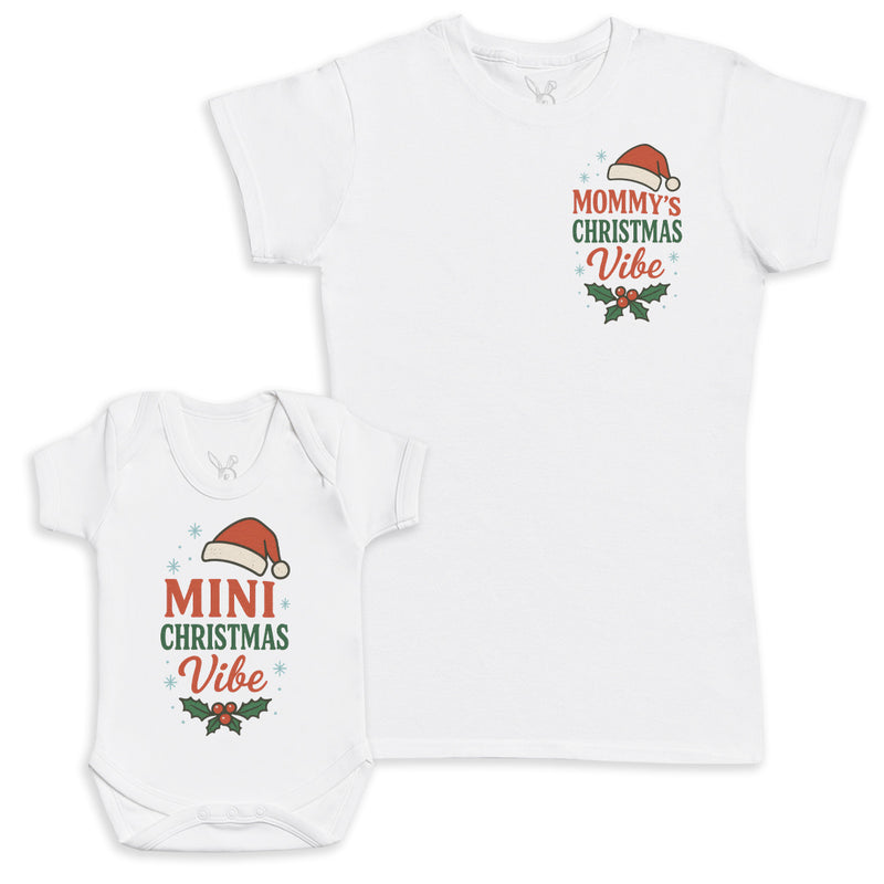 Mini Christmas Vibe - Baby Gift Set - Baby Bodysuit Gift Set