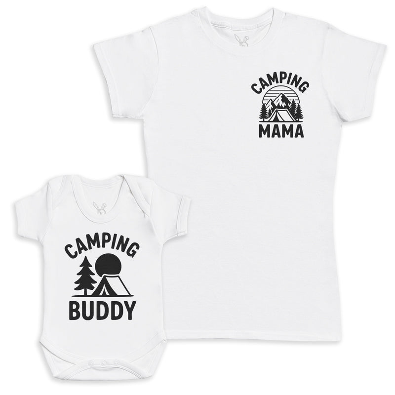 Camping Buddy - Baby Gift Set - Baby Bodysuit Gift Set