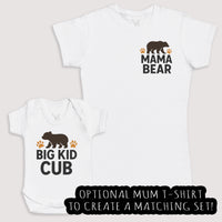 Big Kid Cub - Baby Gift Set - Baby Bodysuit Gift Set