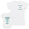 Spawn Point Set - Baby Gift Set - Baby Bodysuit Gift Set