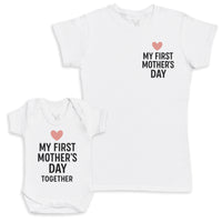 My First Mothers Day Together - Baby Gift Set - Baby Bodysuit Gift Set