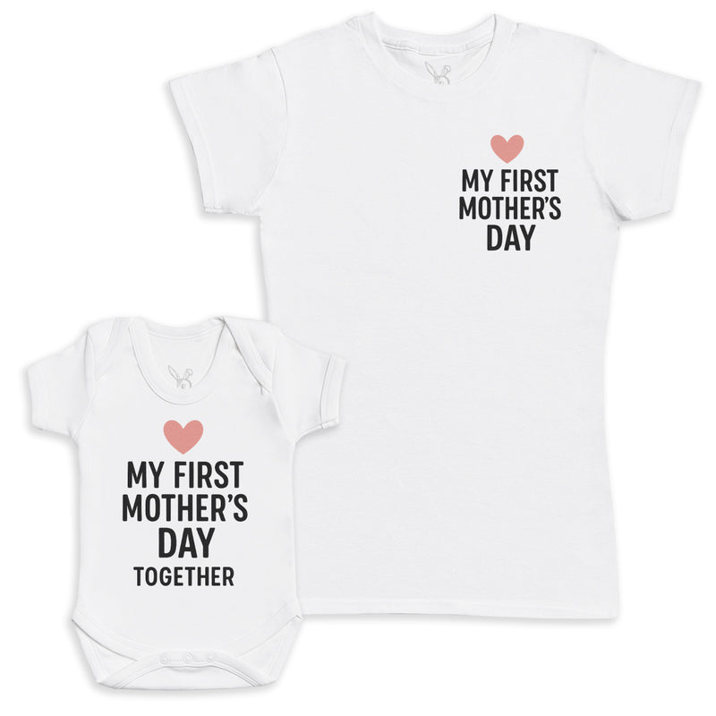 My First Mothers Day Together - Baby Gift Set - Baby Bodysuit Gift Set