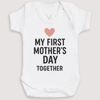 My First Mothers Day Together - Baby Gift Set - Baby Bodysuit Gift Set