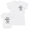 First Mothers Day Together - Baby Gift Set - Baby Bodysuit Gift Set