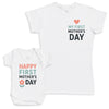 Happy First Mothers Day - Baby Gift Set - Baby Bodysuit Gift Set