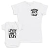 Livin' Ain't East - Baby Gift Set - Baby Bodysuit Gift Set