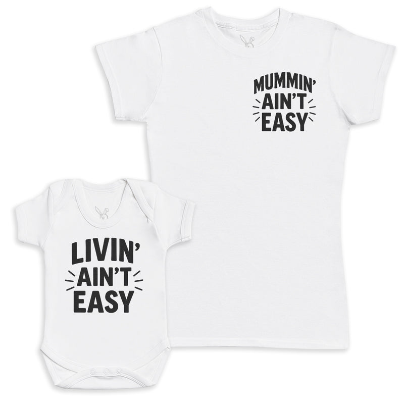 Livin' Ain't East - Baby Gift Set - Baby Bodysuit Gift Set