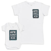 AFK Always Feeding Kid - Baby Gift Set - Baby Bodysuit Gift Set