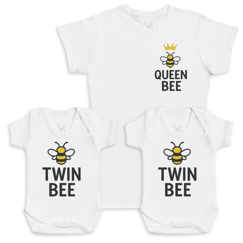 Twin Bee - Baby Gift Set - Baby Bodysuit Gift Set